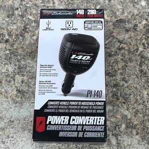 Schumacher Black Power Converter for Car Audio and Video